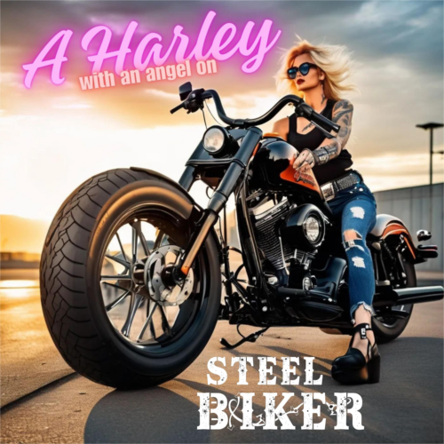 A Harley With An Angel On